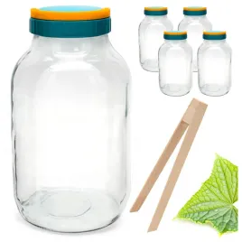 sloj-szklany-3l-z-zakretka-i-uchwytem-szczypce-do-kiszenia-ogorkow