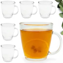 zestaw-6x-kubek-szklany-390ml-kubeczek-gladki-szklanka-z-uchwytem-prezent