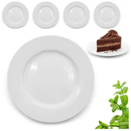 4x-talerz-deserowy-17cm-porcelanowy-okragly-bialy-talerzyk-do-ciasta-zestaw