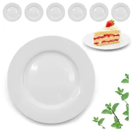 6x-talerz-deserowy-18cm-porcelanowy-okragly-bialy-talerzyk-do-ciasta-zestaw