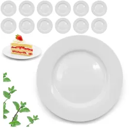 12x-talerz-deserowy-18cm-porcelanowy-okragly-bialy-talerzyk-ciasta-zestaw