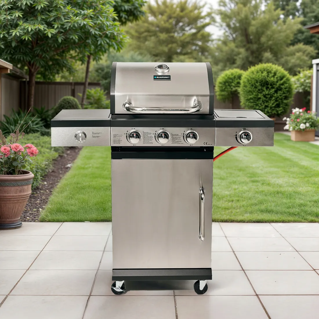 grill-gazowy-palniki-3-1-zeliwny-ruszt-93-kw-pokrowiec-blaupunkt-gg301-stan-nowy