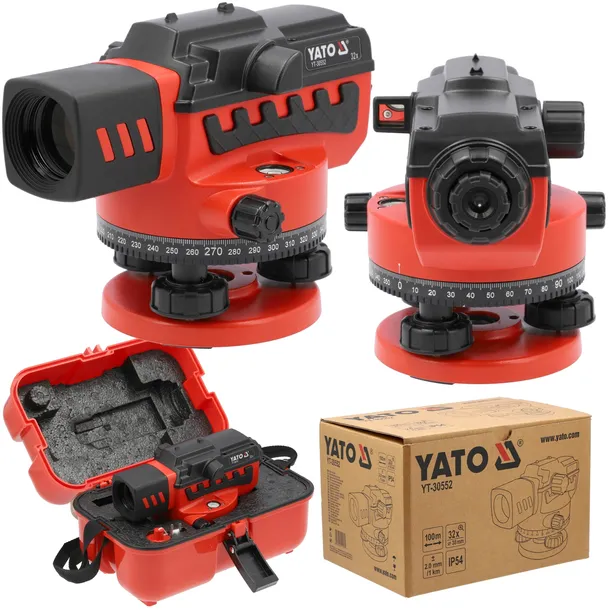 YATO NIWELATOR OPTYCZNY BUDOWLANY YT-30552 100m 32X 38mm IP54