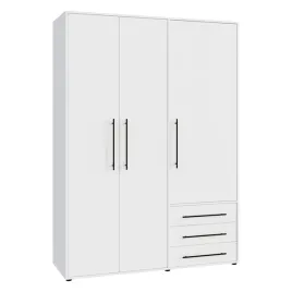 minimalistyczna-trzydrzwiowa-szafa-ubraniowa-sypialni-145x53x200-biala