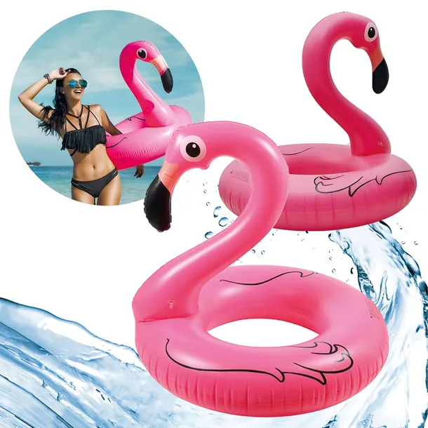 kolo-dmuchane-85-cm-flaming-pompowane-stan-nowy-model-do-plywania