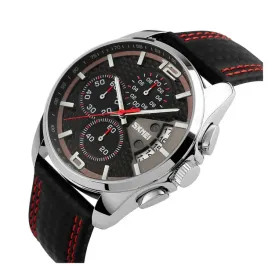 zegarek-meski-skmei-analogowy-czarny-pasek-chronograf-datownik