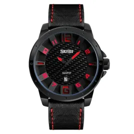 zegarek-meski-skmei-chronograf-pasek-skora-czarny