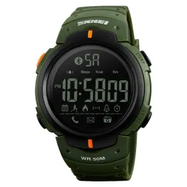 zegarek-meski-skmei-bluetooth-pasek-army-green-czarny-wiele-funkcji