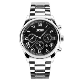 zegarek-meski-skmei-bransoleta-chronograf-datownik-srebrny