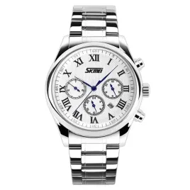 zegarek-meski-skmei-bransoleta-chronograf-datownik-srebrny