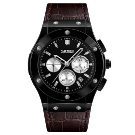 zegarek-meski-skmei-analogowy-pasek-skora-chronograf-datownik