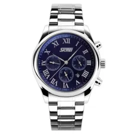 zegarek-meski-skmei-bransoleta-chronograf-datownik-srebrny