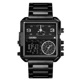 zegarek-meski-skmei-pasek-skora-czarny-chronograf-datownik