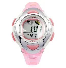 zegarek-dzieciecy-lasika-w-f34-rozowy-elektroniczny-alarm-data-stoper