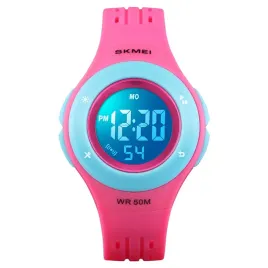 zegarek-dzieciecy-skmei-elektroniczny-sportowy-rozowy-wiele-funkcji