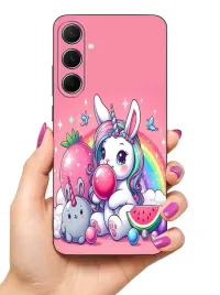 etui-case-do-samsung-galaxy-a55-a55-5g-zyrafy-zolwie-jednorozce-dino