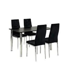 zestaw-stol-lugano-120x80-blat-czarny-nogi-chrom-4-monako-czarne-welur