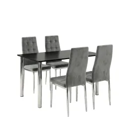 zestaw-stol-lugano-120x80-blat-czarny-nogi-chrom-4-monako-szare-welur