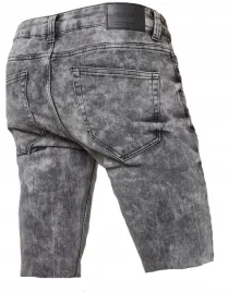 only-sons-spodenki-jeansowe-meskie-szare-barwione-mini-dziury-szary-s-m