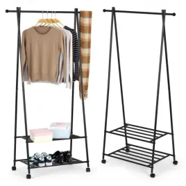 wieszak-stojak-na-kolkach-2-polki-metalowy-czarny-149cm-modernhome
