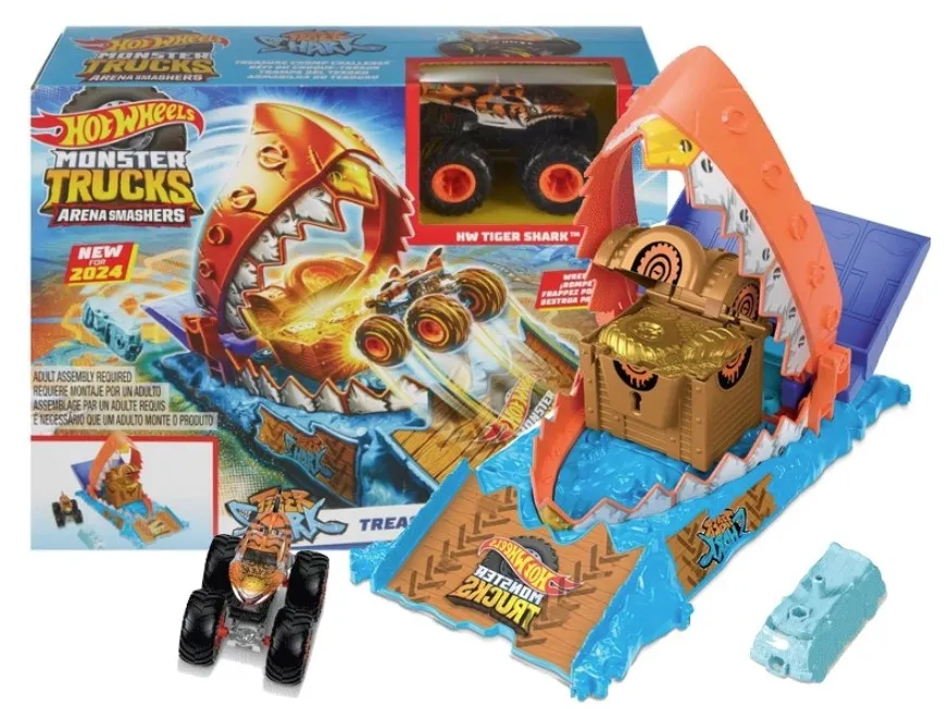 wheels-monster-trucks-arena-smashers-treasure-chomp-challenge-bohater-hot-wheels
