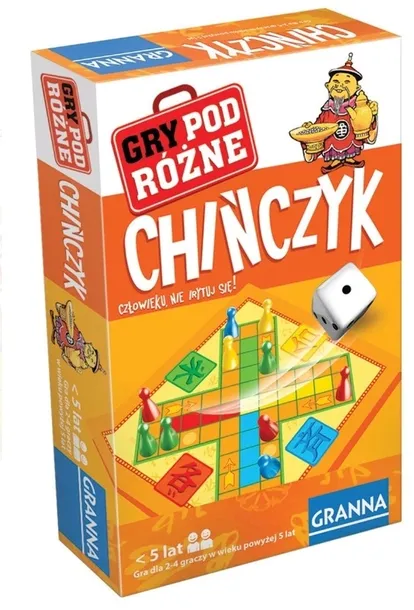 Gra strategiczna planszowa podróżna Chińczyk Granna