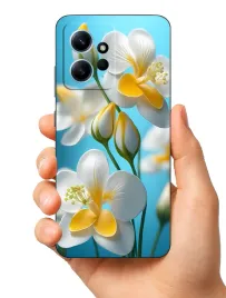 etui-case-do-xiaomi-redmi-note-12-12-4g-rosliny-kwiaty-roze-lilie