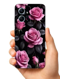 etui-case-do-xiaomi-redmi-note-12-12-4g-rosliny-kwiaty-roze-lilie