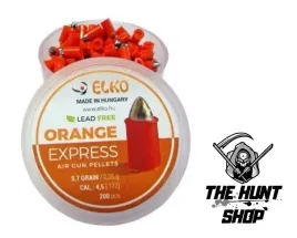 srut-stalowy-teflonowy-bezolowiowy-ostry-elko-orange-pomaranczowy-45mm