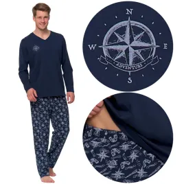 pizama-meska-dwuczesciowa-dlugie-spodnie-dlugi-rekaw-bawelniana-moraj-r-xl
