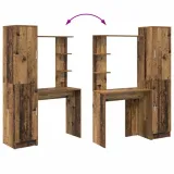 biurko-2-pcs-stare-drewno-marka-vidaxl-stan-nowy