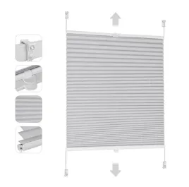 roleta-plisowana-plisy-jasnoszara-bezinwazyjna-wymiar-60-x-130-cm