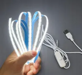 tasma-led-cob-2m-usb-5v-bialy-zimny-z-wlacznikiem-on-off