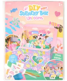 jednorozce-zestaw-do-zlozenia-z-kartonu-diorama-pudelko-ze-scenka-diy
