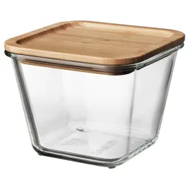 ikea-pojemnik-na-zywnosc-kwadrat-szklo-z-pokrywka-bambus-12-l