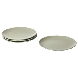 zestaw-talerz-plaski-26-cm-matowy-szarozielony-4-szt-ikea-fargklar-komplet