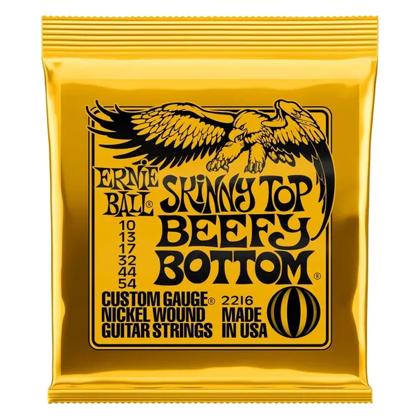 Struny do gitary elektrycznej Ernie Ball 2216 Beefy Bottom Slinky 10-54