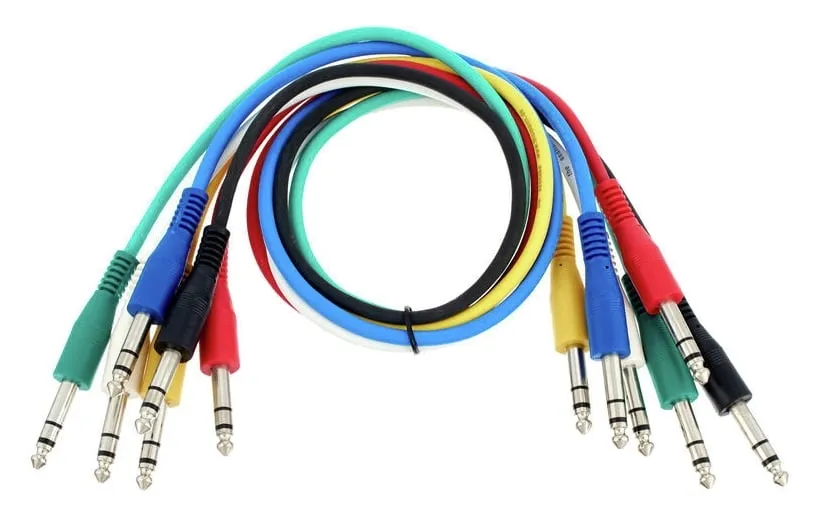 kable-do-krosownicy-patch-set-eurorack-jack-63-mm-stereo-90-cm-6-szt