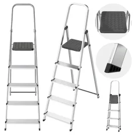 drabina-aluminiowa-skladana-5-stopniowa-jednostronna-z-podestem-150-kg