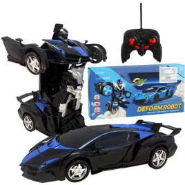 auto-robot-2w1-samochod-sterowany-rc-swiatlo-dzwiek-pilot-czarny