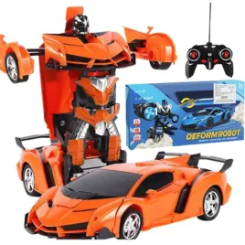 auto-robot-2w1-samochod-sterowany-rc-swiatlo-dzwiek-pilot-pomaranczowy