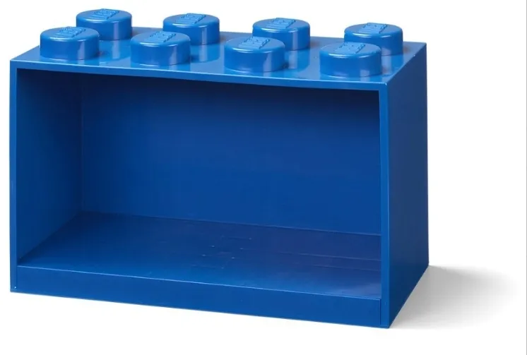 polka-scienna-stylu-klocki-niebieska