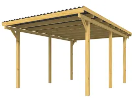 wiata-garazowa-300x500-plyta-pvc-pelen-zestaw
