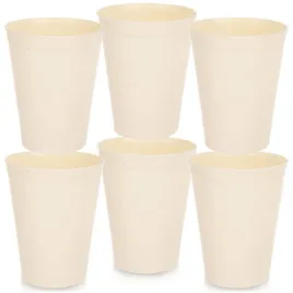 kubki-plastikowe-kremowe-sandy-300-ml-6-szt