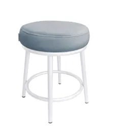 taboret-ben-noga-metalowa-biala-bl06