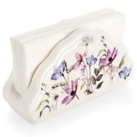serwetnik-porcelanowy-kwiaty-louka-13x45x7-cm