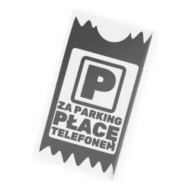 naklejka-parking-oplacony-telefonem-za-parking-place-telefonem-na