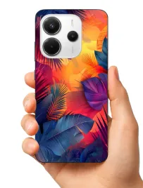 etui-case-do-xiaomi-redmi-note-14-piora-liscie-wzorki