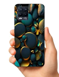 etui-case-do-realme-8-8-pro-kamienie-liscie-wzorki