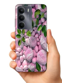 etui-case-do-realme-14x-14x-5g-kamienie-liscie-wzorki